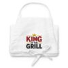 White Embroidered Apron - King of the Grill